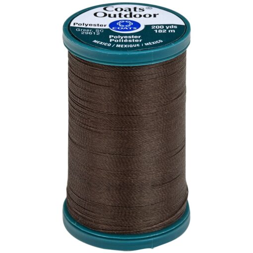 Coats 108563 Outdoor Living Thread 200yd, Dark Brown