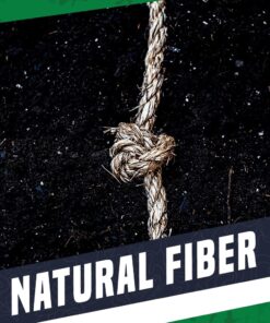 SGT KNOTS Twisted Manila Rope - Natural 3 Strand Fiber Hemp Rope for Indoor and Outdoor Use | Multipurpose Manila Rope for Crafts, DIY Projects, Home Decorating, Climbing | 1/4 in x 10ft 17 71LAEPvty7L