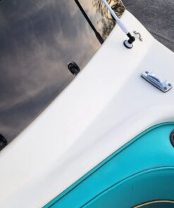 Herdio Waterproof Marine Antenna Rubber Duck Dipole Flexible Mast FM AM Antenna for Boat Radio Car ATV UTV RZR SPA White 18 71LAaHYiyGL