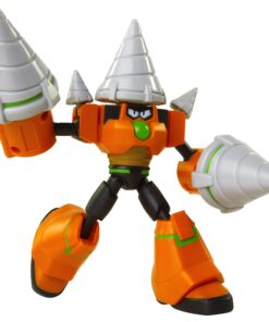 Jakks Pacific Fully Charged – Deluxe Drill Man Articulated Action Figure with Spinning Drills and Drill Man Buster Accessory (to swap onto the Mega Man figure)! Based on the new show! 12 71LBUbEohZL