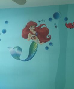 RoomMates RMK2360GM The Little Mermaid Ariel Peel and Stick Giant Wall Decals Pack of 1 Multicolor 20 71LBdOrDgYL