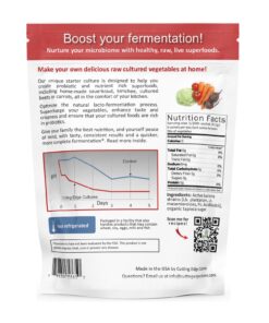 Alternative view of Cutting Edge Cultures Vegetable Starter Culture, 6 Pouches, 12g 0.42 Ounce