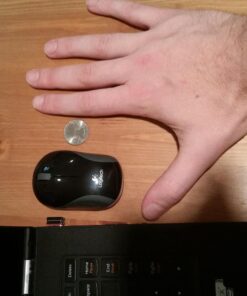 Logitech Wireless Mini Mouse M187 Ultra Portable, 2.4 GHz with USB Receiver, 1000 DPI Optical Tracking, 3-Buttons, PC / Mac / Laptop - Black 54 71LCZIh66 L