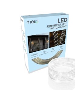 Meilo 16FT LED Mini Rope Light TRUE-Tech360° Directional Shine, Warm White 6 71LCznDd0NL