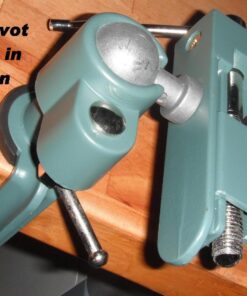 SE 3" Universal Aluminum Table Vise 360 Degrees Rotating - 8436MVC Green 34 71LD0gaAEML