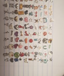 Miraclekoo 100 Pcs Floating Charms Assorted Mix DIY for Floating Lockets Glass Living Memory Lockets,Random Style 18 71LD19W357L