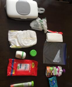 OXO Tot On-The-Go Wipes Dispenser with Diaper Pouch, Gray 46 71LEJPwDvEL