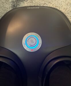 RENPHO Foot Massager Machine with Heat, Shiatsu Deep Kneading, Multi-Level Settings, Delivers Relief for Tired Muscles and Plantar Fasciitis, Fits Feet Up to Men Size 12,Brown Black-sl 26 71LEMw69zBL