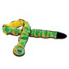 Outward Hound Durablez Tough Plush Squeaky Dog Toy, Snake, Green, XXL Green Snake