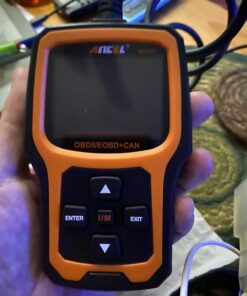 ANCEL AD410 Enhanced OBD II Vehicle Code Reader Automotive OBD2 Scanner Auto Check Engine Light Scan Tool (Black/Yellow) 42 71LFE9XIxL