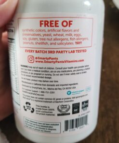 SmartyPants Kids Multivitamin Gummies: Omega 3 Fish Oil (EPA/DHA), Vitamin D3, C, Vitamin B12, B6, Vitamin A, K & Zinc for Immune Support, Gluten Free, Three Fruit Flavors, 120 Count (30 Day Supply) Kids Formula 120 Count (Pack of 1) 45 71LFJLaqmzL 2