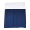 Nautica Kids Nursery Separates Dust Ruffle with Box Pleats, Solid Navy