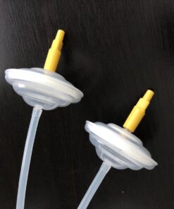 Maymom Flange Adapter Compatible with Spectra S1, Spectra S2; Connects Maymom Breastshield/Maymom Bottle and Spectra Backflow Protector (Maymom Flange Adapter, Yellow) Yellow_2pc 31 71LFUGS6HcL