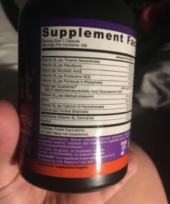Jarrow Formulas B-Right Optimized B-Complex, Dietary Supplement for Cellular Energy, Immune Health and Stress Management Support, 100 Veggie Capsules, 100 Day Supply Unflavored 100 Servings (Pack of 1) 40 71LFZk7lVSL