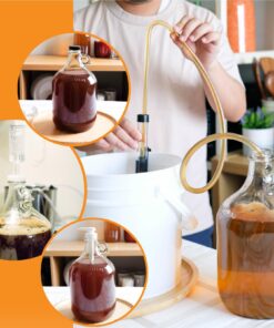 Glass Jug, 1 gal (Pack of 4) 14 71LG8IUNW8L