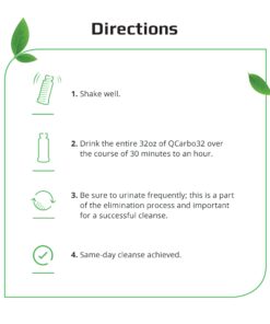 Herbal Clean QCarbo32 Same-Day Premium Detox Drink, Grape Flavor, 32 Fl Oz 32 Fl Oz (Pack of 1) 21 71LGn5puONL
