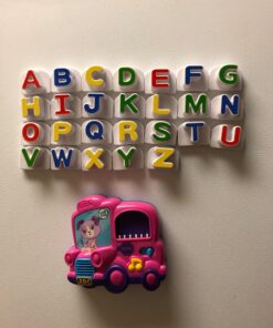 LeapFrog Fridge Phonics Magnetic Letter Set, Pink Small 32 71LGtrQda5L