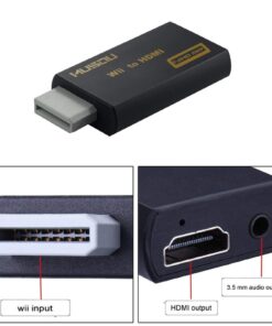 Musou WII TO HDMI Converter 720P 1080P HD Output Upscaling Adapter,black 28 71LH3PfFKkL