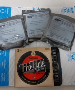 D'Addario Guitar Strings - Pro-Arte Classical Guitar Strings - EJ45-3D - Nylon Guitar Strings - Silver Plated Wound, Nylon Core - Normal Tension, 3-Pack 18 71LH6FjNldL