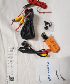 Reverse Backup Camera,170 Degree Wide View Angle Universal Car Front/Side/Rear View Camera,2 Installation Options,Removable Guildlines,Mirror Non-Mirror Image,12V only 43 71LHaGTZfQL