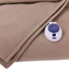SoftHeat - King Micro-Fleece Heated Blanket - Luxuriously Warm & Soft Electric Blanket, Patented Low-Voltage Technology (Beige, King) Beige 43 71LHaM38vML 1