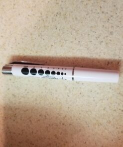Primacare DL-9325 LED Diagnostic Penlight with Imprinted Pupil Gauge, Reusable and Lightweight Medical Pen Light for Nurse, Student, Doctors EMT, Batteries Included, White 17 71LHdVlN2TL