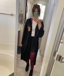 Harry Potter Gryffindor Robe Child Costume, Large, Black 20 71LIJZ6UtOL