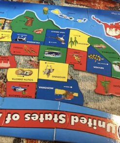 Melissa & Doug USA Map Floor Puzzle (51 pcs, 2 x 3 feet), Multi 45 71LIxzwxz1L 1