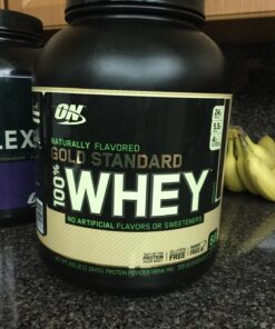 Optimum Nutrition Gold Standard 100 Whey Protein Powder Packaging May Vary, Naturally Flavored Chocolate, Chocolate, 76.8 Ounce 4.8 Pound (Pack of 1) 33 71LJvyXu2fL