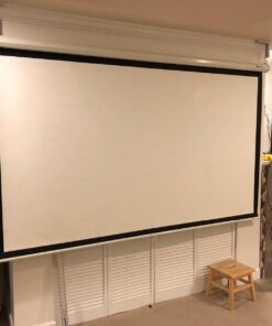 Elite Screens 6" White Projector Screen L-Brackets, Single Metal Welded Construction, Wall or Ceiling Mount - Includes Hooks and Hardware, Model: ZVMAXLB6-W 28 71LKNVbH9L