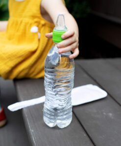 green sprouts Spout Adapter for Water Bottle, Quickly Converts a Standard Bottle into a Sippy Cup, Collar Fits Two Bottle Sizes, One Size One Size (Pack of 1) 24 71LL TPs 4L