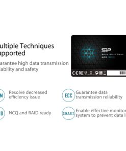Silicon Power 4TB SSD 3D NAND A55 SLC Cache Performance Boost SATA III 2.5" 7mm (0.28") Internal Solid State Drive (SP004TBSS3A55S25) 3D NAND (4TB) 16 71LL1kdZc3L