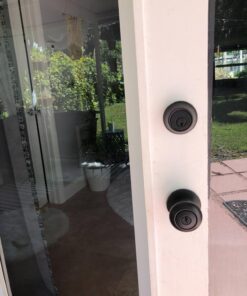 Kwikset 690 Cove Entry Knob and Single Cylinder Deadbolt Combo Pack in Venetian Bronze Without SmartKey 26 71LLBGaDlOL