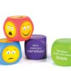 Learning Resources Soft Foam Emoji Cubes, Set of 4, Ages 3+, Conversation Cubes for Kids, Social Emotional Learning, 5 71LMeD7nTCL
