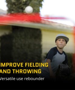 SKLZ PitchBack Baseball and Softball Pitching Net and Rebounder, Black/Red, 2' 9" x 4' 8" 18 71LMh pSlxL