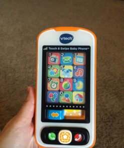 VTech Touch and Swipe Baby Phone, Orange Standard Packaging 25 71LMhJjTOBL