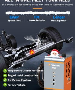 FOXWELL ST101 0.5 PSI EVAP Smoke Machine Leak Tester, Professional Vacuum Leak Detector, Automotive Smoke Machine Compatible with Any Air Compressor Types 10 71LNGsVou6L