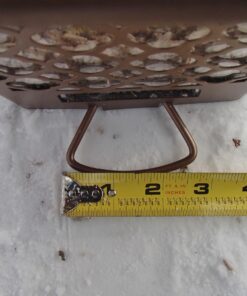 Stokes Select Bird Feeder, Metal Hopper Bird Feeder, 4 Feeding Ports, 3.6 lb Bird Seed Capacity, Copper Finish 32 71LNMp5bcwL