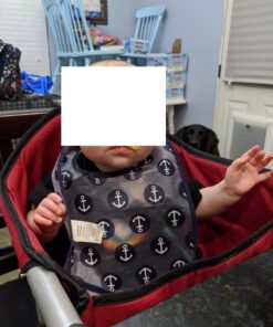 Luvable Friends Unisex Baby Waterproof PEVA Bibs, Nautical, One Size 7 71LNyruPVTL