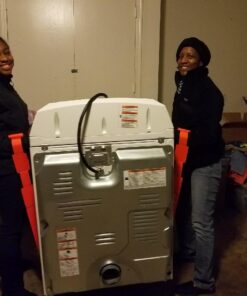 Forearm Forklift 2-Person Lifting and Moving Straps; Lift, Move and Carry Furniture, Appliances, Mattresses or Any Item up to 800 lbs. Safely and Easily Like a Pro, Orange 1-Pack Cargo Strap 35 71LORpCwQBL