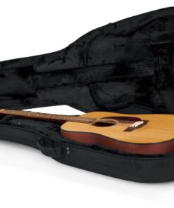 Gator Cases Lightweight Polyfoam Guitar Case For Dreadnought Style Acoustic Guitars; Fits 6-String and 12-String (GL-DREAD-12) 6/12 String Dreadnought 17 71LOjs5zWGL