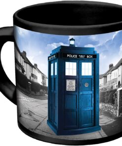 Alternative view of Doctor Who Disappearing TARDIS Coffee Mug - Add Hot Liquid and Watch The TARDIS Move From London to the Stars - Comes in a Fun Gift Box
