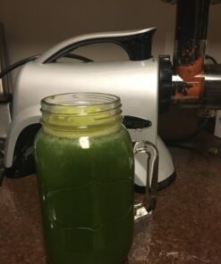 Omega NC800HDS Cold Press Juicer Machine, Vegetable and Fruit Juice Extractor and Nutrition System, Dual-Stage Slow Masticating Juicer, 150 W, Silver 41 71LPixQNofL