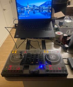 Pyle Portable Adjustable Laptop Stand - 6.3 to 10.9 Inch Anti-Slip Standing Table Monitor or Computer Desk Workstation Riser with Level Height Alignment for DJ, PC, Gaming, Home or Office - PLPTS25 51 71LPyrZqgdL