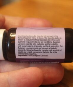 Lavender Essential Oil 10 ml (Bulgarian) 100% Pure Natural Undiluted Therapeutic Grade for Skin, Body and Hair Growth, Aromatherapy Diffuser, Great for Relaxation and Calming. 30 71LQG5AsasL
