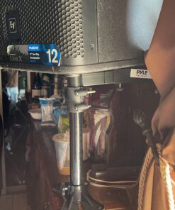 Pyle 90°-30° Angle, Tilt, Rotation Solid-Steel Pin Serves as Safety-Stop Mount Speaker Bracket Stands-Dual Universal Adjustable w/ 12.5'' Distance from Wall (PSTNDW15) 24 71LQW5aTpzL