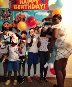 American Greetings Nickelodeon, Paw Patrol Scene Setter Wall Decorations for unisex-children, 5-Count 22 71LQl7Qn5aL