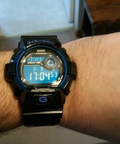 Casio Men's G8900A-1CR G-Shock Black and Blue Resin Digital Sport Watch 42 71LR0nAMOL