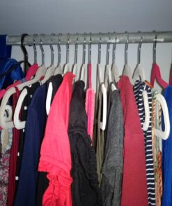 Home-it Premium Velvet Hangers 50 Pack - Ivory Suit Hangers Non-Slip - Heavy duty Clothes Hangers for Closet, Jacket, Shirt, Pants and Suit, Hook Swivel 360 - Ultra Thin 42 71LRBnVK6WL