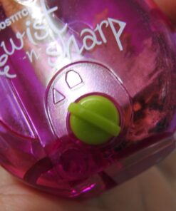 Bostitch Office Twist-n-Sharp Pencil Sharpener, for Kids & Colored Pencils, Assorted Colors (PS1-ADJ) 59 71LRIAcUMlL 1